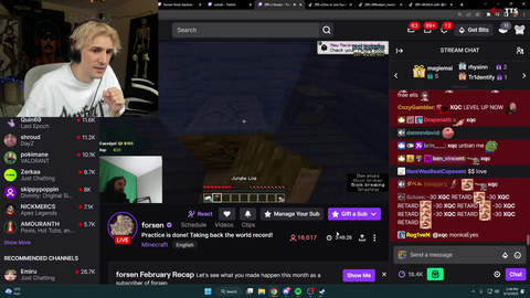 xQc's donates to Forsen for the first time😳