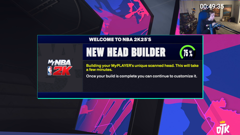 Soda scans his face into NBA 2K25