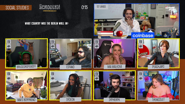 E-thot fumbling a "first grade" question on Schooled