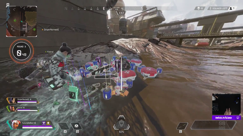 streamer tries to give last guy in apex match the win