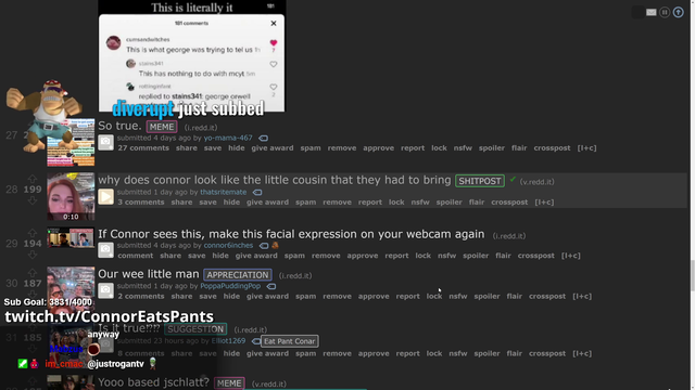 Connor tells a short story about hasan