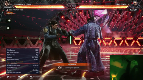 Aris warns a vtuber about tekken 8 online multiplayer