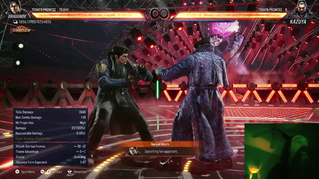 Aris warns a vtuber about tekken 8 online multiplayer