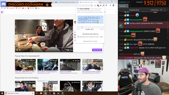 Hasan taking advantage of his easy mode
