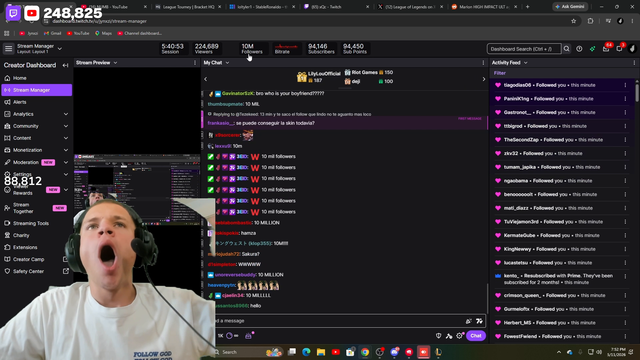 Jynxzi hits 10 million followers while streaming 40 Streamers League of Legends Tourney