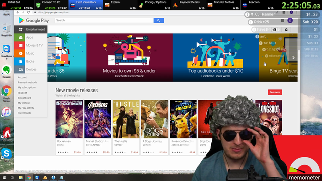 kitboga redeems fake google play card in front of scammer