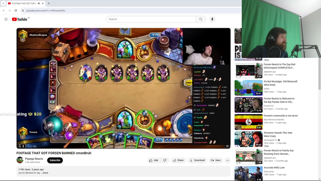 forsen relives his heyday