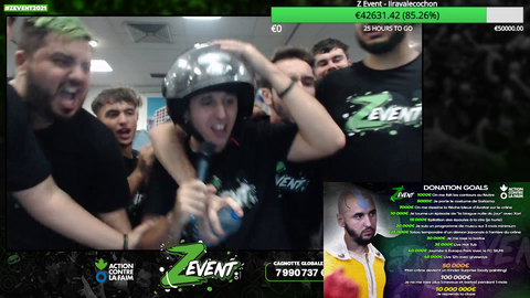 French Charity marathon the Zevent just reached 8 MILLION euros in donations a new Twitch Record