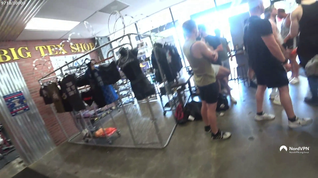 Knut takes out some trash