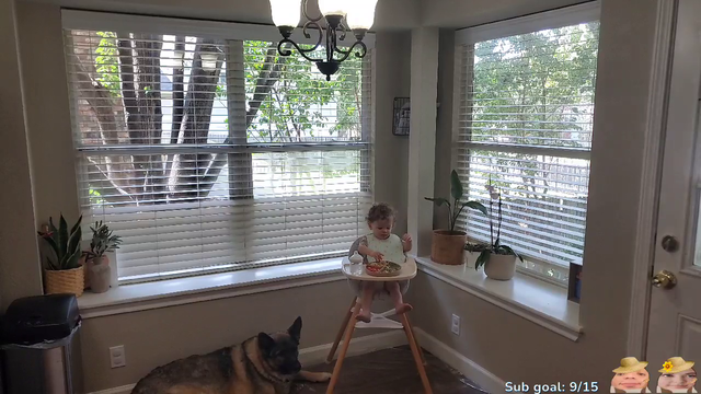 Shameless streamer steals daughter's food!