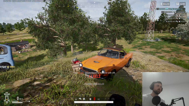 Forsen finally gets to drive the armored vehicle in PUBG after thousands of games