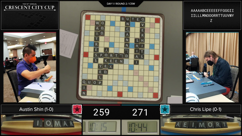 Scrabble players have exact same tiles