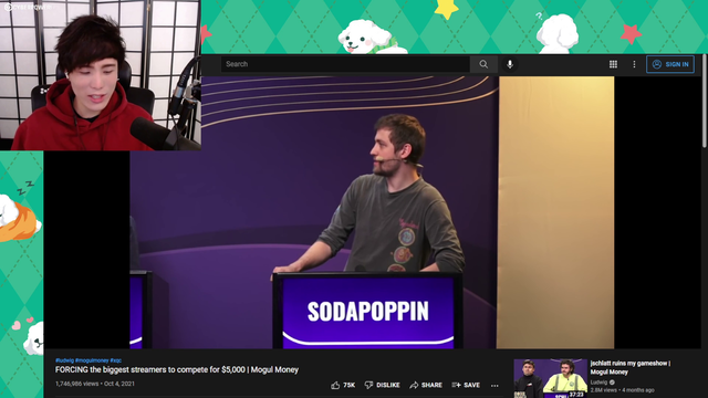Sykkuno reacts to Soda eating a banana