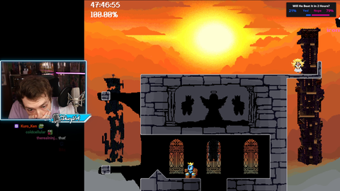 CDawgVA chokes in Jump King again!