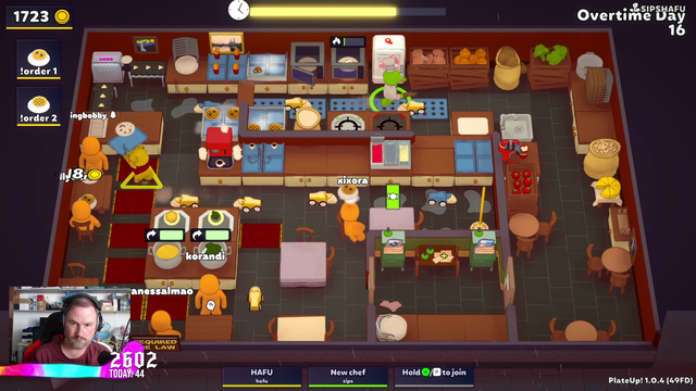 Hafu and Sips PlateUp! Pros