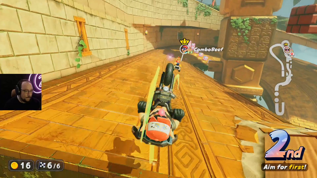 Baldy performs other Balding man's maneuver