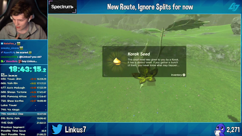 Zelda Speedrunner Linkus7 has a medical emergency and ends their stream