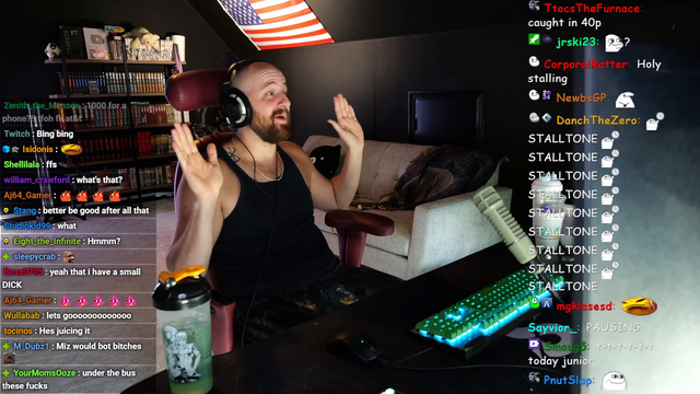 Tectone on Mizkif viewbotting