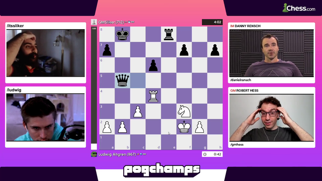 Sliker celebrates his "checkmate"
