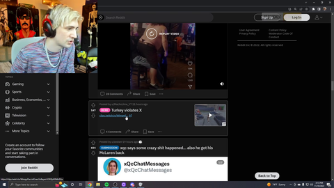 xQc says he couldn’t stream yesterday because things “exploded” offline (link to drama leaks in comments)