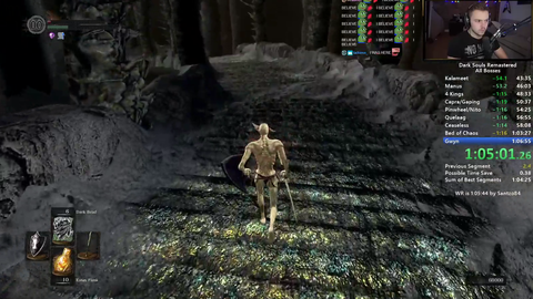 Elajjaz sets a new Dark Souls remastered All Bosses World record