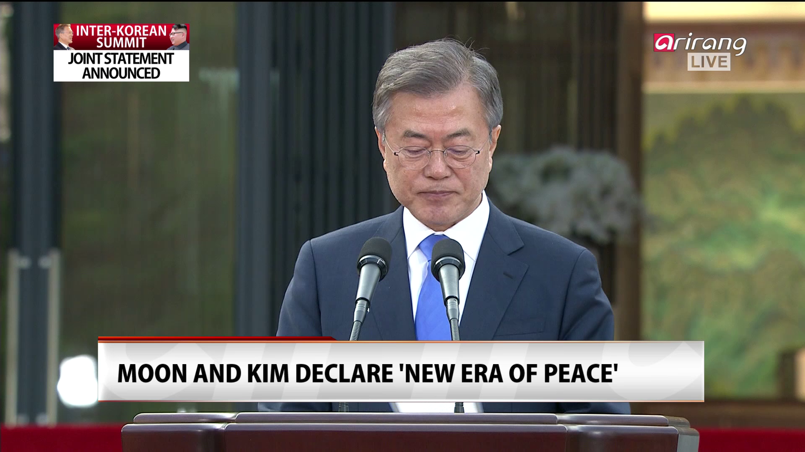 North and South Korea making history live on Twitch