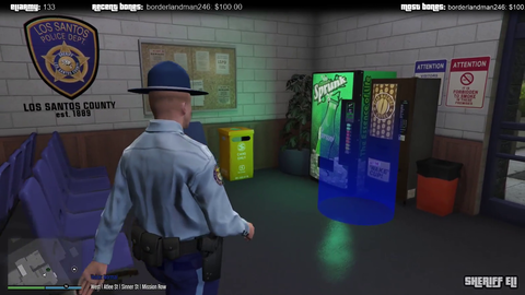 Eli can't see the clown.