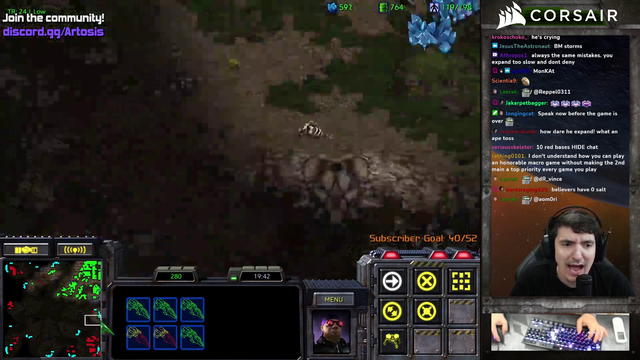 Artosis matches against a protoss