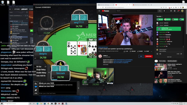 Destiny starts his watch party of Mizkif's watch party of Ludwig's stream