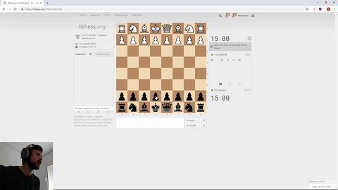 Forsen tries chess