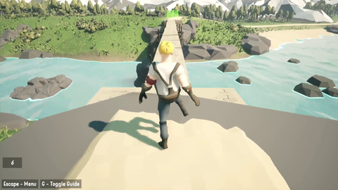 Tomato tries to cross his bridge