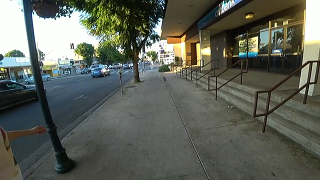 Autistic man runs down street