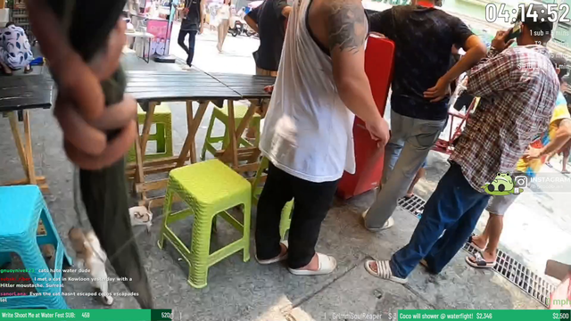 Tyler 1 at Thailand water festival