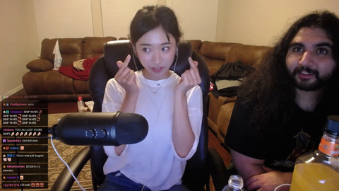 Jinny simps bidding for her love w/ her husband sitting nearby