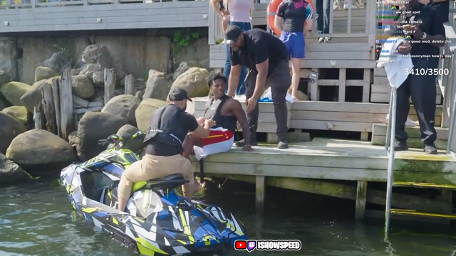 Speed fans broke the bridge