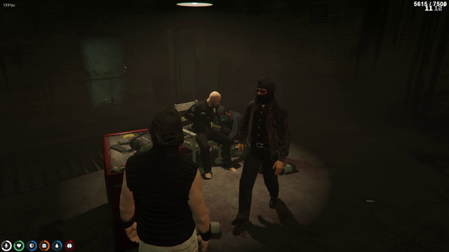 Uchi, Mr K, Bobby Brown kidnap Officer Ripley and play out a saw-like torture filled interrogation