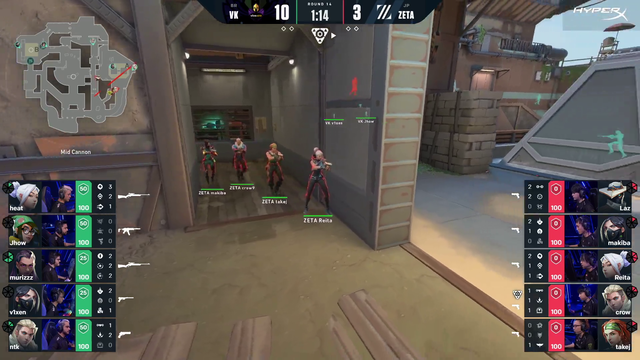 VALORANT player hits an insane no-scope ACE