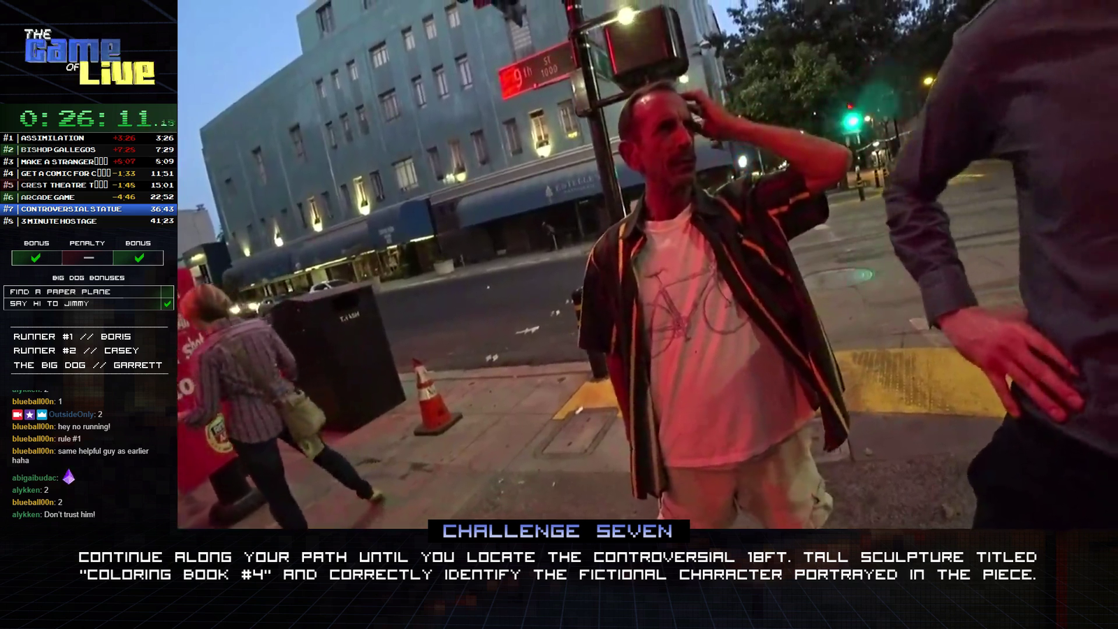 Scavenger Hunt Encounter Triggers a Helpful Stranger