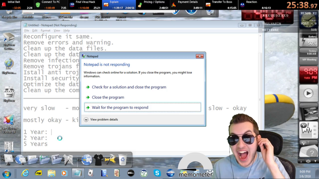 Kitboga's notepad "crashes"