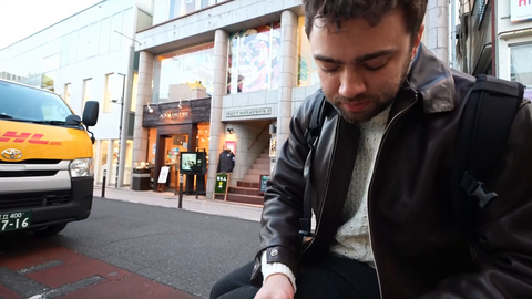 Mizkif nosebleed in japan after eating octopus