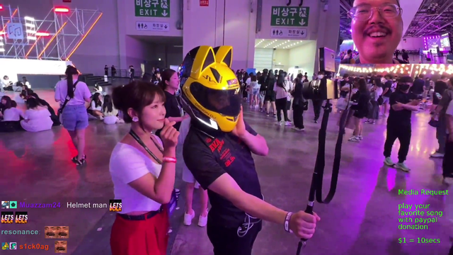 3 random cameramen take photos of wife only, ignoring husband