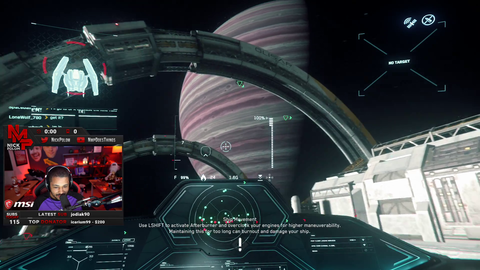 Nick gets suicide bombed in Star Citizen