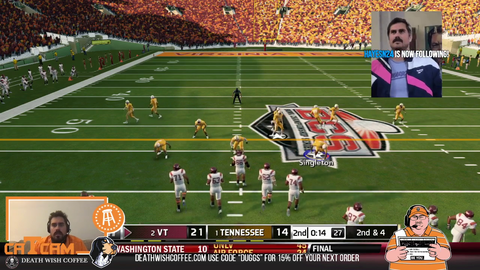 Coach Duggs (Big Cat) hits 100k viewers playing NCAA 14