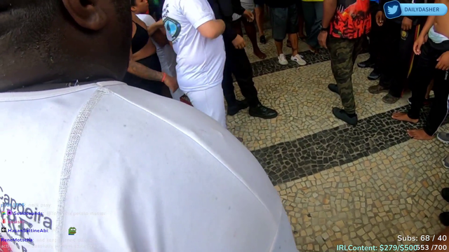 Epic community Capoeira during Rio de Janeiro carnival