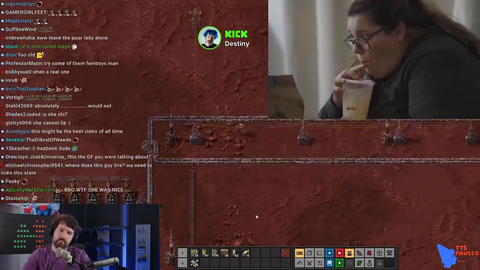 Destiny gets caught by his Ukrainian friend