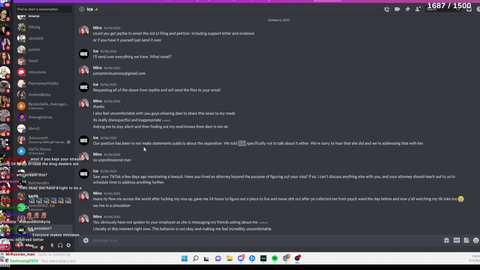 Justaminx leaks dms about her being removed from OpTic
