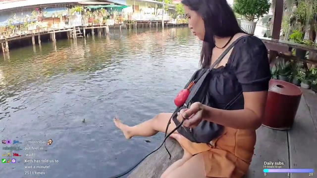 justketh - Thai Streamer Drops Phone in River