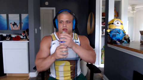 Tyler 1 Chugs Some Water