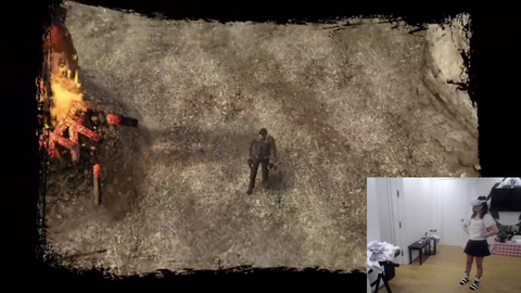 Lily beats Resident Evil 4 Oculus
