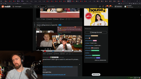 Asmongold reacts to Hasan calling him a hypocrite for watching loli vtuber